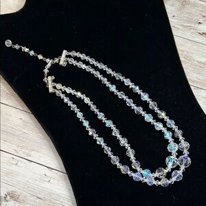 Double Strand Crystal AB Necklace * See Description *